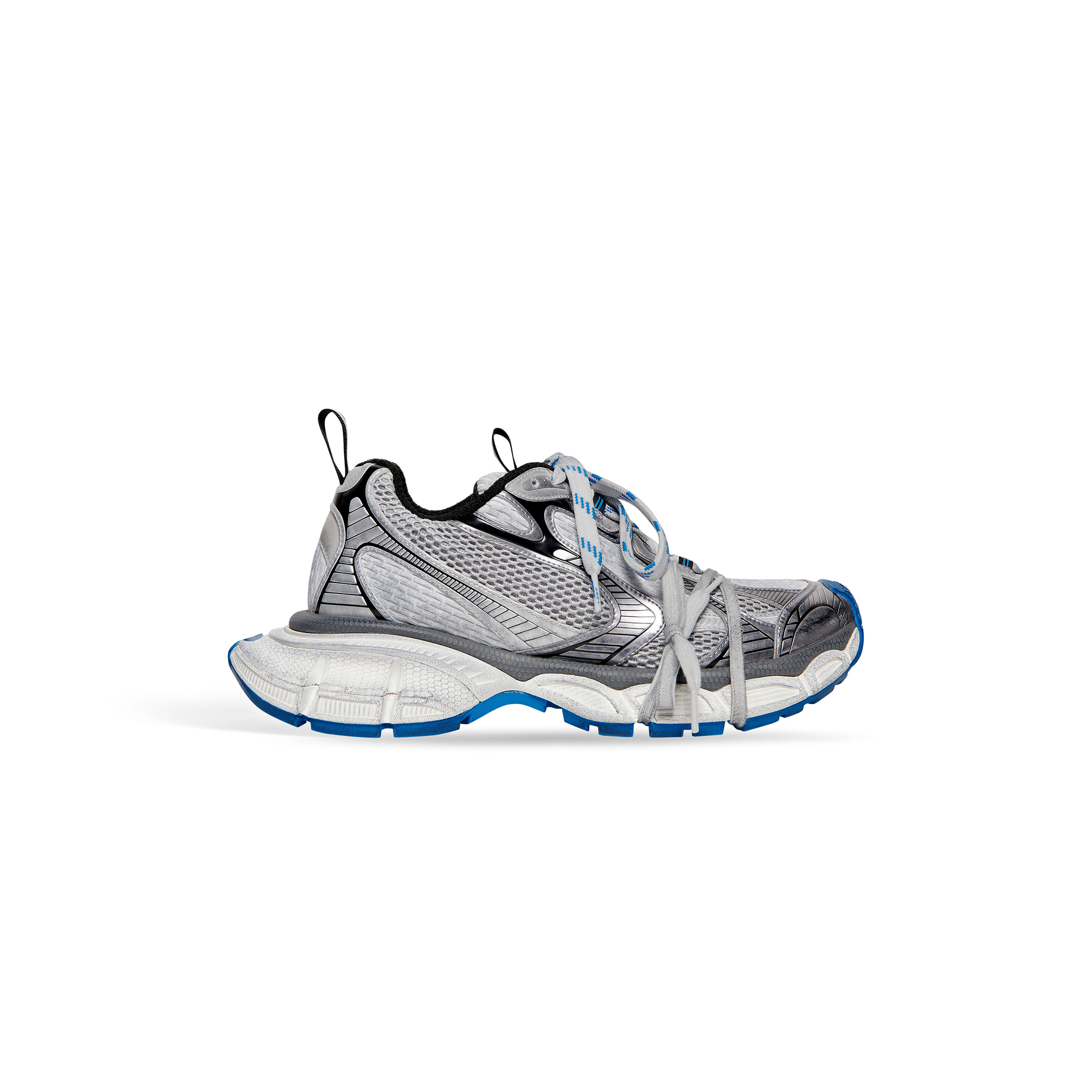 Ba*len*cia*ga 3xl sneaker worn out grey blue 734734w3xl51214
